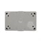 Блок горизонтальный 2 розетки (керамика) INDUSTRIAL IP54 с/з, о/у, серый KRANZ KR-78-0614