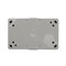 Блок горизонтальный 2 розетки (керамика) INDUSTRIAL IP54 с/з, о/у, серый KRANZ KR-78-0614