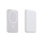 Портативное беспроводное зарядное устройство Power Bank (аккумуляторная батарея) 5000 mAh, MagSafe, белое REXANT 30-2053