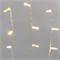 Гирлянда светодиодная Бахрома (Айсикл) 4,8х0,6м 176 LED ТЕПЛЫЙ БЕЛЫЙ прозрачный ПВХ IP65 эффект мерцания 230 нужен блок 303-500-1 NEON-NIGHT 255-186