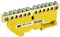 Шина PE "земля" на DIN-изол ШНИ-8х12-12-Д-Ж IEK YNN10-812-12D-K05 - фото 240905