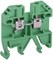 Клемма винтовая КВИ-2,5мм2 зеленая IEK YZN30-002-K06 - фото 241091