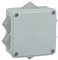 Коробка расп. КМ для о/п 100х100х45мм IP44 6 вв. серая IEK UKO11-100-100-045-K41-44 - фото 241849