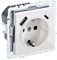 BRITE Роз. с з/к/ш 16А с USB A+C 18Вт РЮш11-1-БрБ бел. IEK BR-R14-16-U22-018-K01 - фото 241925