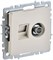 BRITE Роз. двойная TV+RJ45 кат.5E РТВ/РК12-БрКр беж. IEK BR-AK20-1-K10 - фото 241967