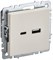 BRITE Роз. USB A+C 18Вт РЮ11-1-БрКр беж. IEK BR-U22-018-K10 - фото 241979