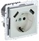 BRITE Роз. с з/к/ш 16А с USB A+A 2,1А РЮш10-1-БрЖ жемч. IEK BR-R14-16-U21-D21-K36 - фото 241996