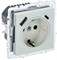 BRITE Роз. с з/к/ш 16А с USB A+C 18Вт РЮш11-1-БрЖ жемч. IEK BR-R14-16-U22-018-K36 - фото 241997