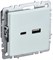 BRITE Роз. USB A+C 18Вт РЮ11-1-БрЖ жемч. IEK BR-U22-018-K36 - фото 242002