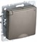 BRITE Роз. с з/к/ш с кр. 16А IP44 РСбш10-3-44-БрШ шамп. IEK BR-R16-16-44-K37 - фото 242020