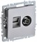 BRITE Роз. двойная TV+RJ45 кат.5E РТВ/РК12-БрА алюм. IEK BR-AK20-1-K47 - фото 242036