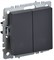 BRITE Выключ. жалюзи 10А ВС10-1-5-БрГ граф. IEK BR-V15-0-10-K53 - фото 242097