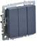 BRITE Выключ. 3-кл. 10А ВС10-3-0-БрМ мар. IEK BR-V30-0-10-K35 - фото 242123