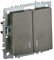 BRITE Выключ. 2-кл. с инд. 10А ВС10-2-1-БрТБ бр. IEK BR-V20-1-10-K45 - фото 242145