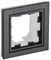 BRITE Рамка 1-мест. IP44 РУ-1-БрЧ-44 черн. IEK BR-M12-44-K02 - фото 242149