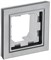 BRITE Рамка 1-мест. IP44 РУ-1-БрС-44 сталь IEK BR-M12-44-K46 - фото 242155