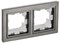 BRITE Рамка 2-мест. IP44 РУ-2-БрШ-44 шамп. IEK BR-M22-44-K37 - фото 242173