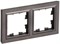 BRITE Рамка 2-мест. РУ-2-БрТБ бр. IEK BR-M22-K45 - фото 242183