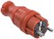 ВБп3-1-0м Вилка прямая ОМЕГА IP44 красная IEK PKR01-016-2-K04 - фото 242308