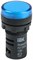 Лампа AD22DS(LED)матрица d22мм синий 12В AC/DC IEK BLS10-ADDS-012-K07 - фото 242513