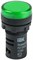Лампа AD22DS(LED)матрица d22мм зеленый 230В IEK BLS10-ADDS-230-K06 - фото 242527