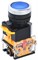 Кнопка D8-11 d=22мм 1NO+1NC синяя IEK BBT30-11-3-22-K07 - фото 242541