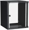ITK Шкаф LINEA WE 15U 600x600мм дверь стекло черный LWE5-15U66-GF - фото 243325