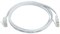 ITK Коммутационный шнур плоский кат.6 UTP 5м белый PC08-C06U-5M-FL - фото 243469