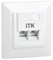ITK Внутренняя инф. розетка RJ45 кат. 6 FTP 2 порта CS2-1C06F-2-1 - фото 243490