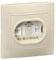 KVARTA Роз. 2-мест. комп. RJ45 кат.5е РК12-ККм крем. IEK KV-K20-K33 - фото 243891