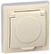 KVARTA Роз. с з/к/ш/кр 16А IP44 РСбш10-3-ККм-44 крем. IEK KV-R16-16-44-K33 - фото 243892