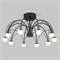 Потолочный светодиодный светильник Ragno 90035/10  LED черный a069307 - фото 246190