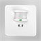 Инфракрасный датчик движения 9m 1-1,8m 800W IP20 160° SNS-M-01 белый a056578 - фото 259626