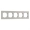 Рамка из стекла на 5 постов Senso дымчатый soft-touch W0053117 a069971 - фото 263079