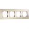 Рамка из стекла на 4 поста Senso шампань soft-touch W0043111 a064579 - фото 263365