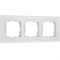 Рамка из стекла на 3 поста Senso белый soft-touch W0033101 a064566 - фото 263394
