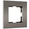 Рамка из поликарбоната на 1 пост Slab бронза софт W0012963 a062810 - фото 263799