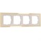 Рамка из металла на 4 поста Baguette айвори/латунь W0042851 a062783 - фото 263846