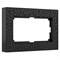 Рамка из поликарбоната для двойной розетки Hammer черный W0082408 a052535 - фото 264732