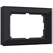 Рамка из стекла для двойной розетки Favorit черный W0081108 a051441 - фото 265117