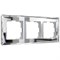 Рамка из стекла на 3 поста Diamant зеркальный W0031220 a051019 - фото 265738