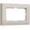 Рамка из пластика для двойной розетки Stark слоновая кость W0081803 a050906 - фото 265940