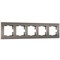 Рамка на 5 постов Slab (бронза софт) W0052963 a067788