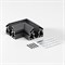 Slim Magnetic Коннектор угловой внутренний для шинопровода в натяжной потолок 85204/00 (черный) 85205/00 a067414