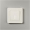 W0013066/ Рамка на 1 пост Split (айвори/белый,  soft-touch) W0013066 a067251