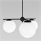 Потолочный светильник со стеклянными плафонами 60147/3 черный a063854