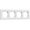 Рамка из поликарбоната на 4 поста Slab белый софт W0042961 a062797