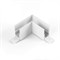 Коннектор угловой для накладного шинопровода белый Slim Magnetic 85090/11 a062195
