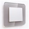 Выключатель одноклавишный проходной (белый матовый) W1112061 a059269