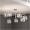 Потолочная люстра со стеклянными плафонами 70128/7 хром a056925